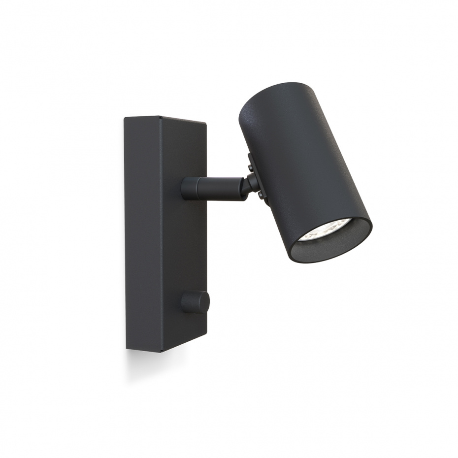 Tyson Vägglampa Svart Struktur