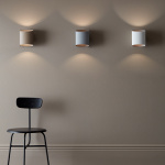 Sinne Vägglampa Vit Struktur/Mässing Sinne Vägglampa Vit Struktur/Mässing