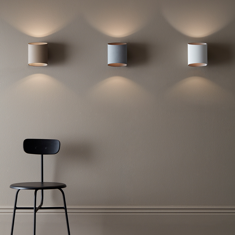 Sinne Vägglampa Vit Struktur/Silver