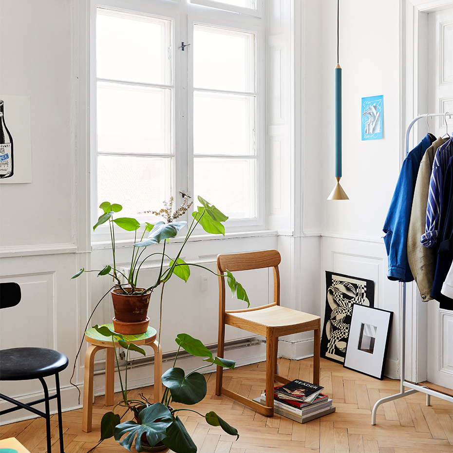 Apollo 59 Pendel Light Grey/Aluminium