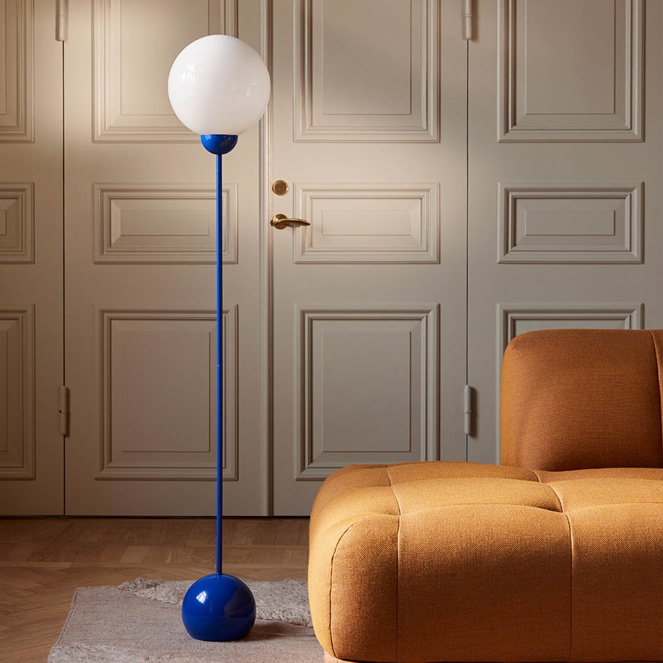 Ripley Golvlampa Blå