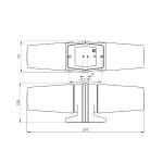 Bernadotte Vägglampa Dubbel Svart IP44 Bernadotte Vägglampa Dubbel Svart IP44