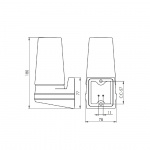 Bernadotte Vägglampa Svart IP44 Bernadotte Vägglampa Svart IP44