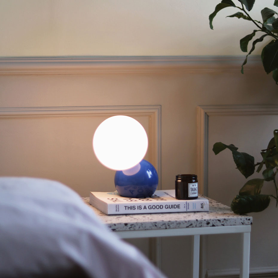 Ripley Bordslampa/Vägglampa Blå