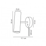 MIB 6 Vägglampa Vit MIB 6 Vägglampa Vit