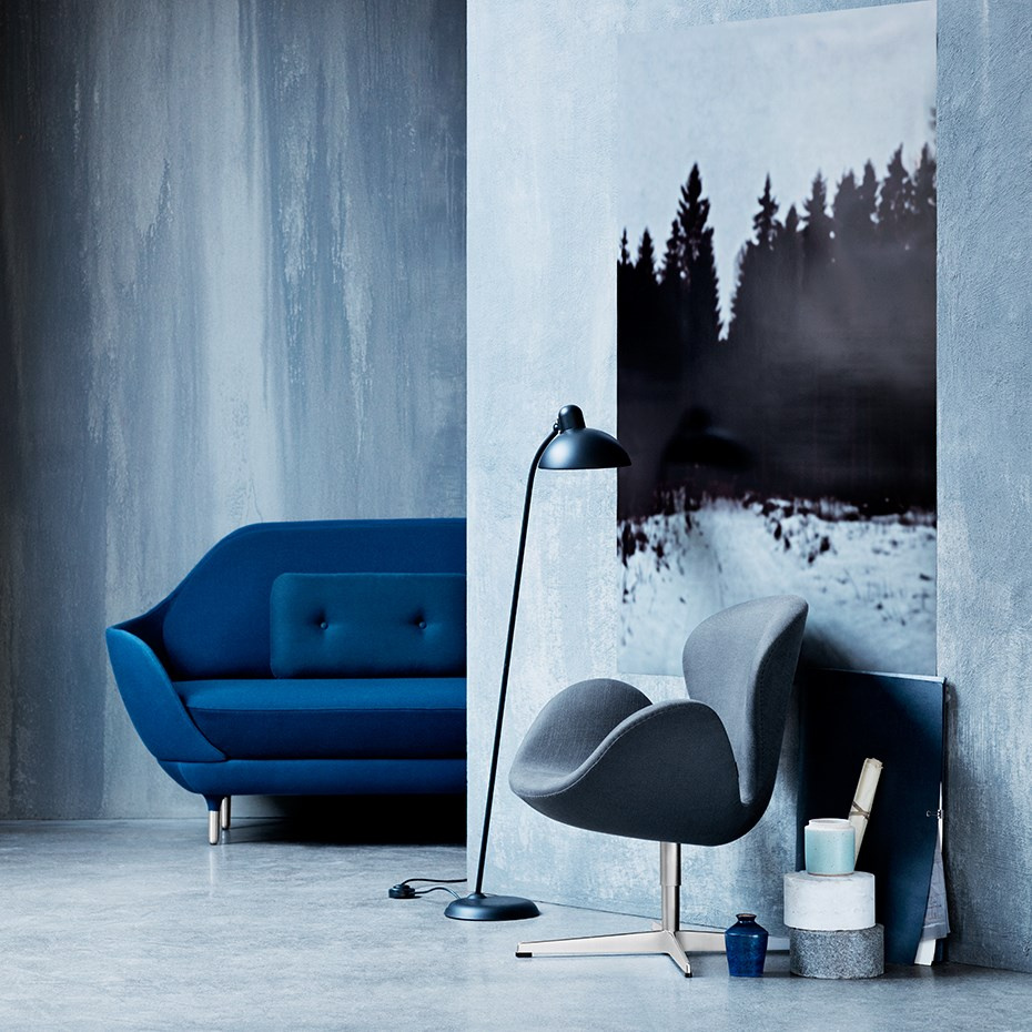 Kaiser Idell 6556 Golvlampa Black