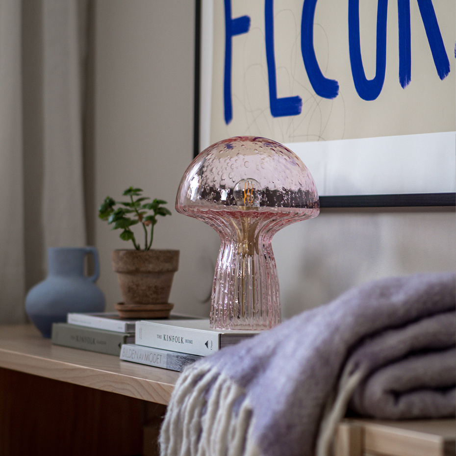 Fungo 22 Bordslampa Special Edition Rosa