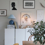 Iris 35 Bordslampa Duvblå Iris 35 Bordslampa Duvblå