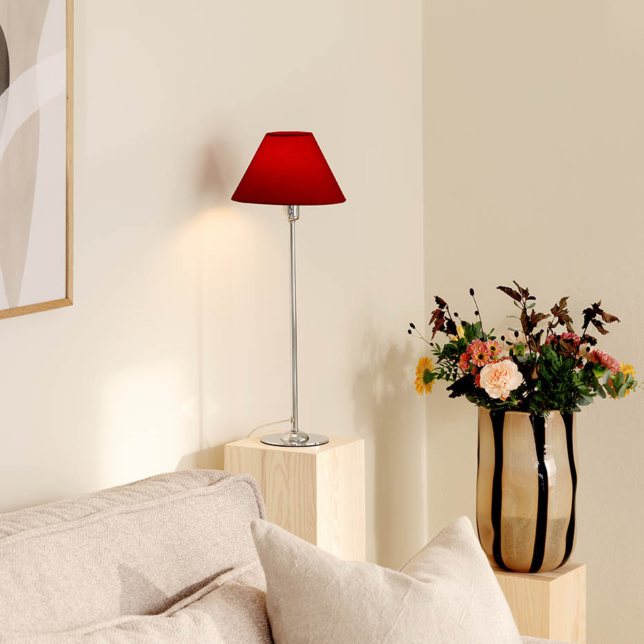 Iris 45 Bordslampa Krom