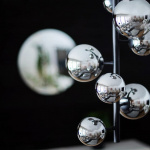 Molekyl Pendel Lodrät Svart/Rökfärgad Molekyl Pendel Lodrät Svart/Rökfärgad