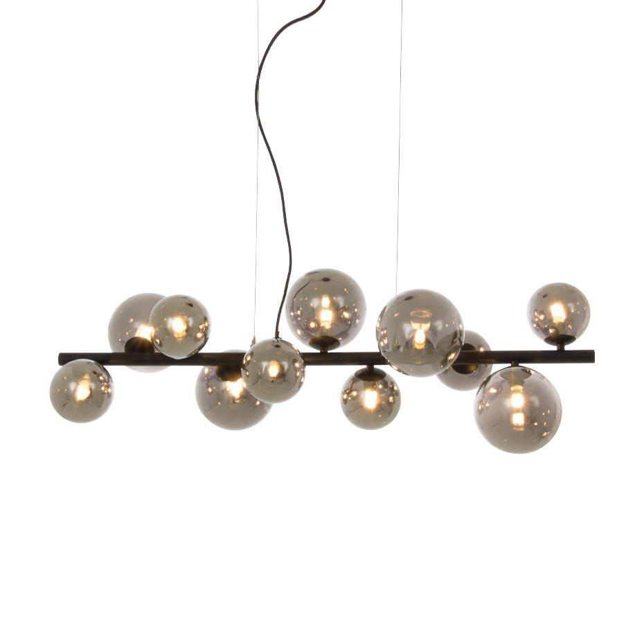 Molekyl Pendel 85cm Svart/Rökfärgad