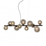 Molekyl Pendel 85cm Svart/Rökfärgad Molekyl Pendel 85cm Svart/Rökfärgad