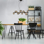 Molekyl Pendel 85cm Svart/Rökfärgad Molekyl Pendel 85cm Svart/Rökfärgad