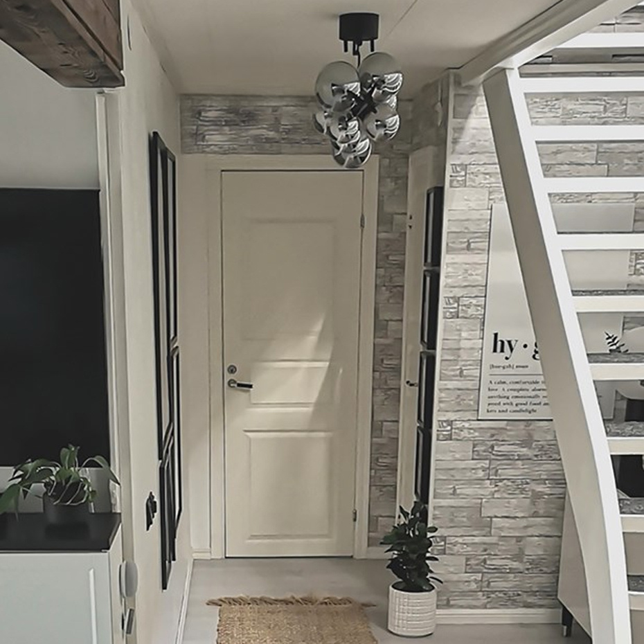 Molekyl Plafond Svart/Rökfärgad