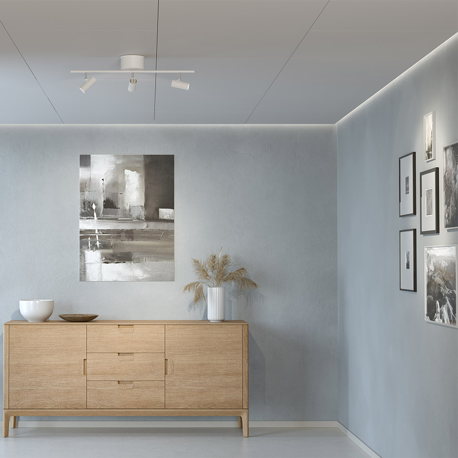 Cato LED Spotlight Skena 3:a Mattvit