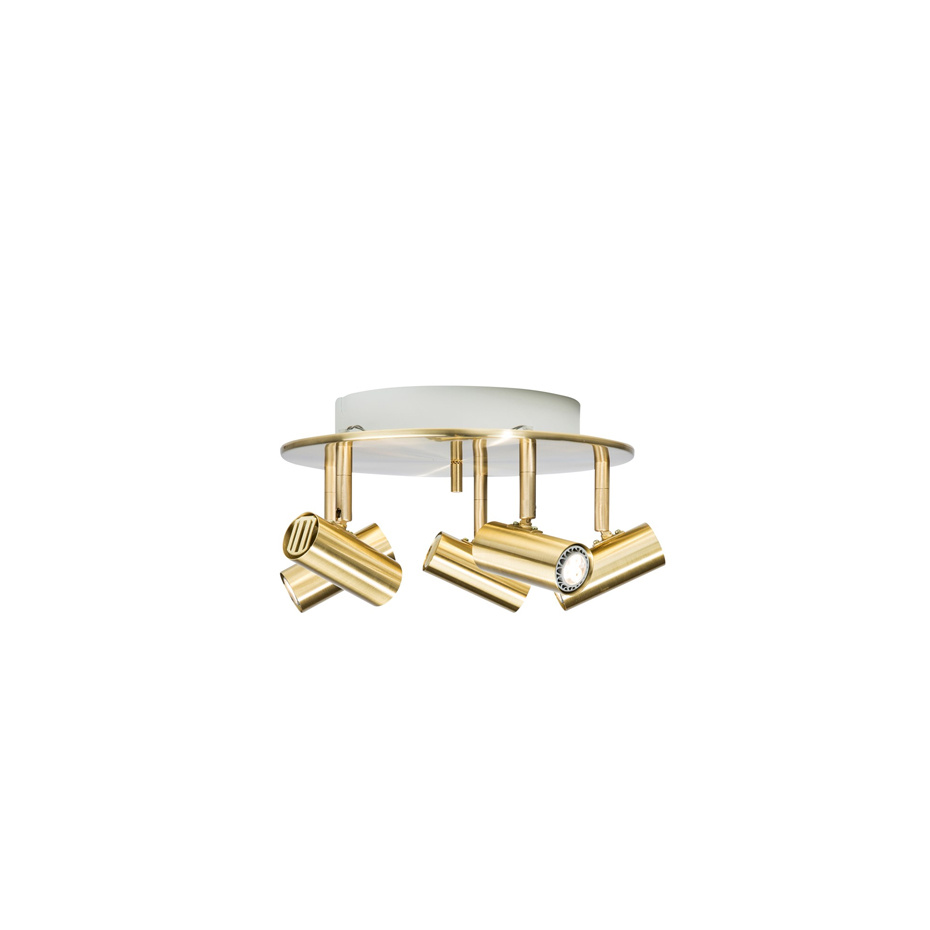 Cato LED Spotlight Rund 5:a Blankslipad Mässing