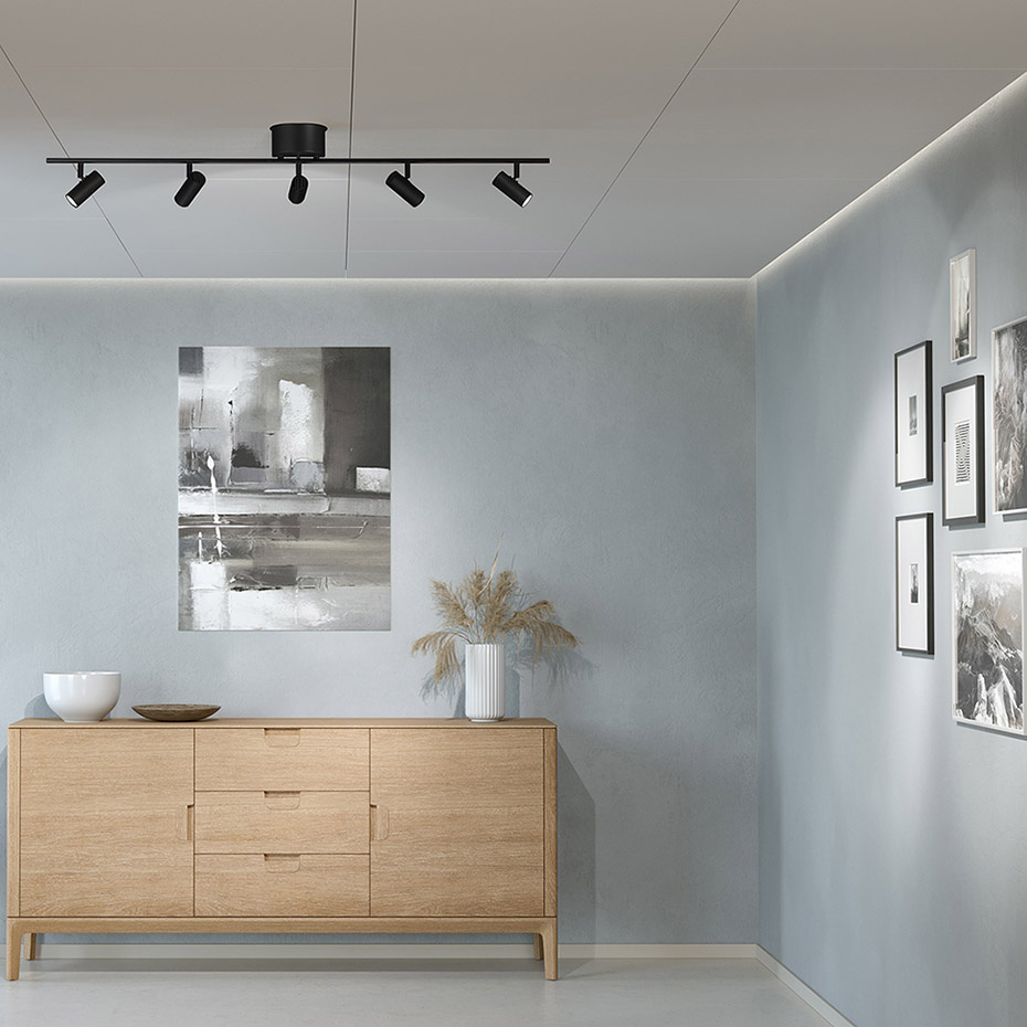 Cato LED Spotlight Skena 5:a Mattsvart