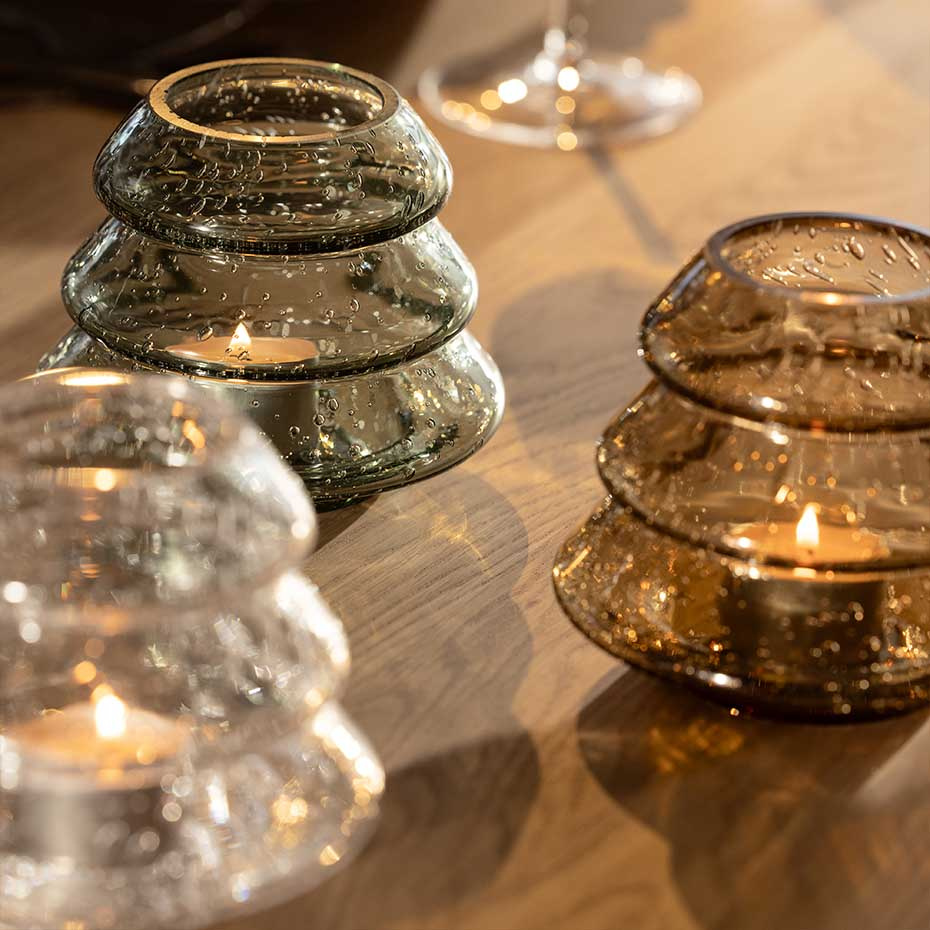 Gran 12 Ljuslykta Grön