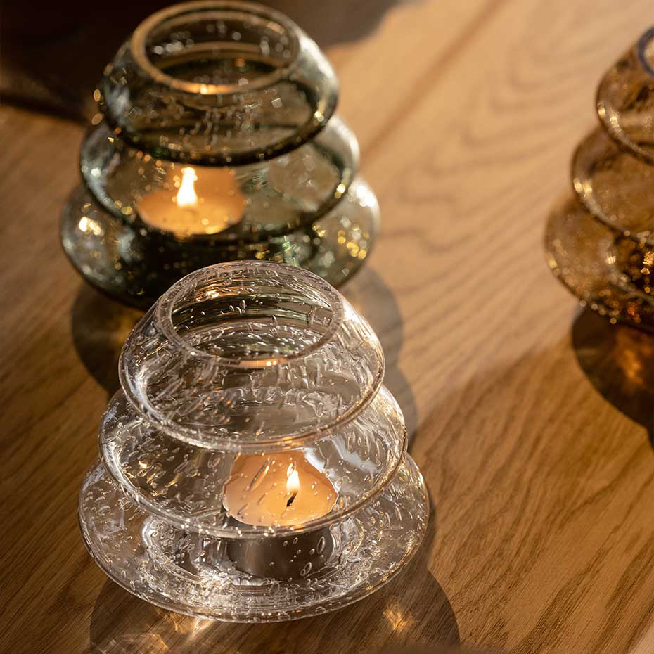 Gran 12 Ljuslykta Grön