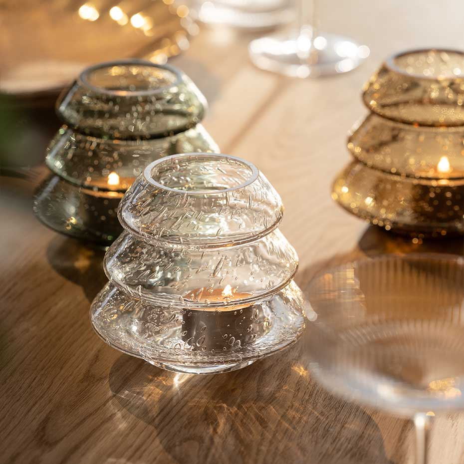 Gran 12 Ljuslykta Grön