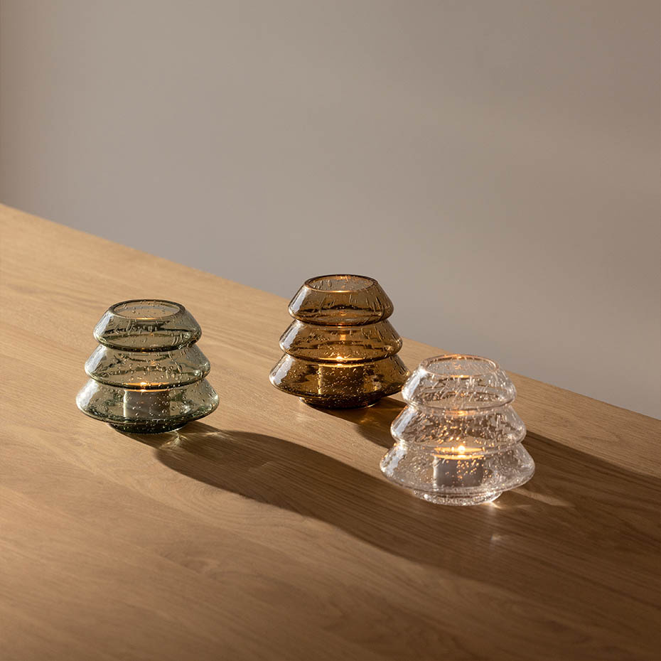 Gran 12 Ljuslykta Brun