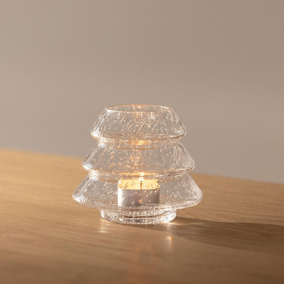 Gran 12 Ljuslykta Klarglas