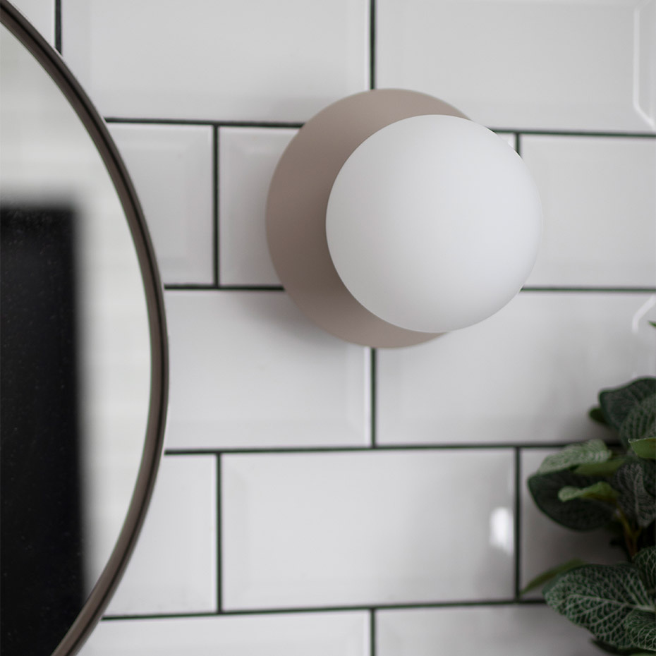 Art Deco Taklampa/Vägglampa Mud IP44