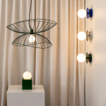 Art Deco Taklampa/Vägglampa Blå IP44 Art Deco Taklampa/Vägglampa Blå IP44