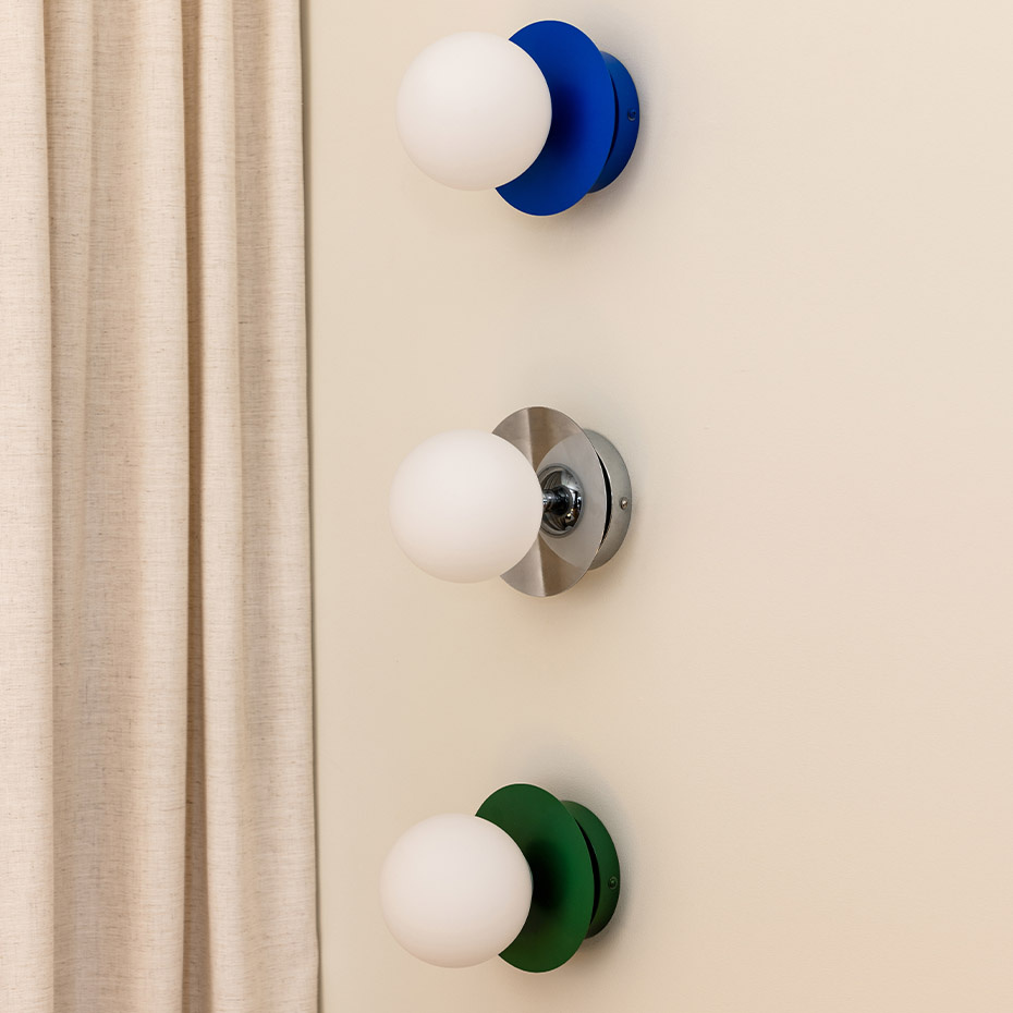 Art Deco Taklampa/Vägglampa Krom IP44