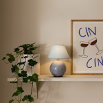 Iris 16 Portabel Bordslampa Duvblå Iris 16 Portabel Bordslampa Duvblå