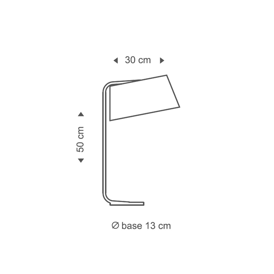 Owalo 7020 Bordslampa Walnut
