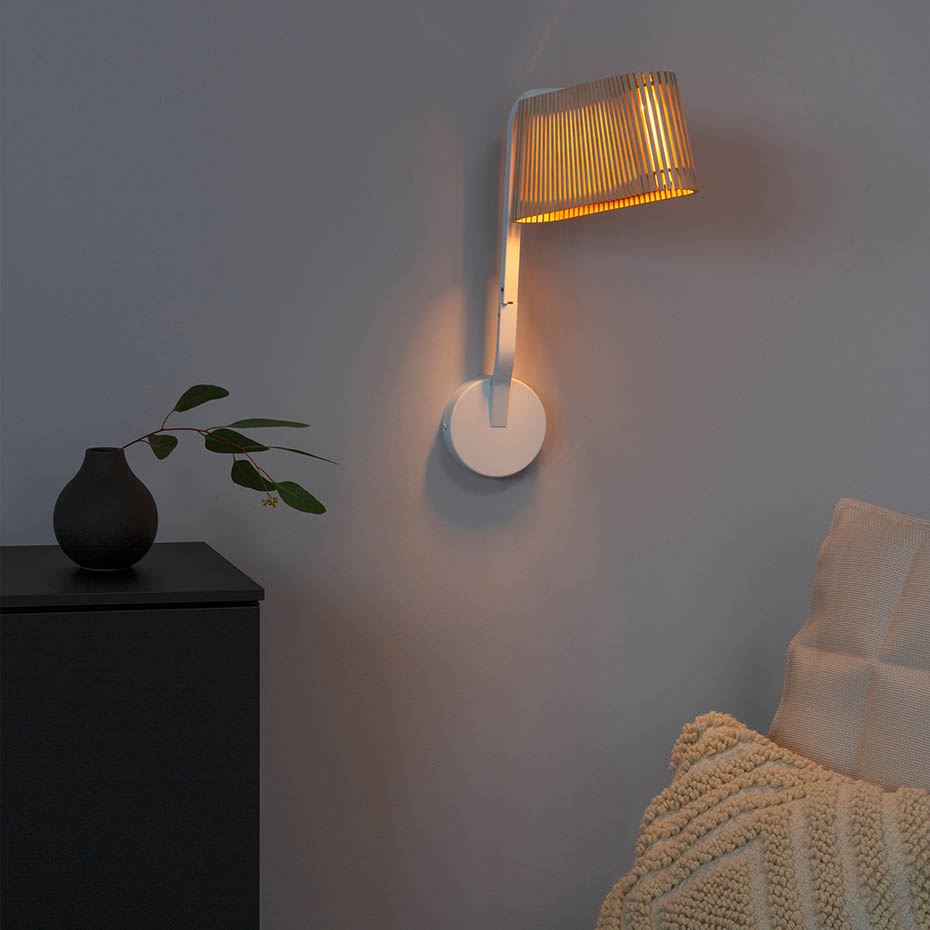 Owalo 7030 Vägglampa White