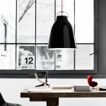 Caravaggio P3 Pendel High-Gloss Black/Red Caravaggio P3 Pendel High-Gloss Black/Red