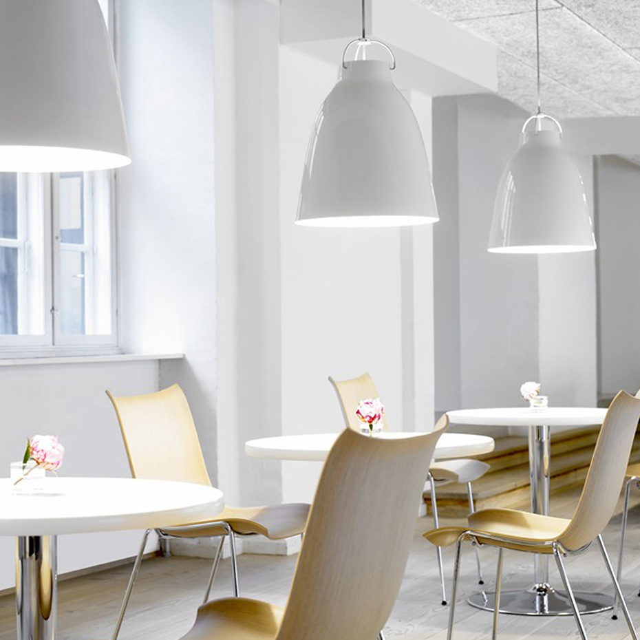 Caravaggio P3 Pendel High-Gloss White