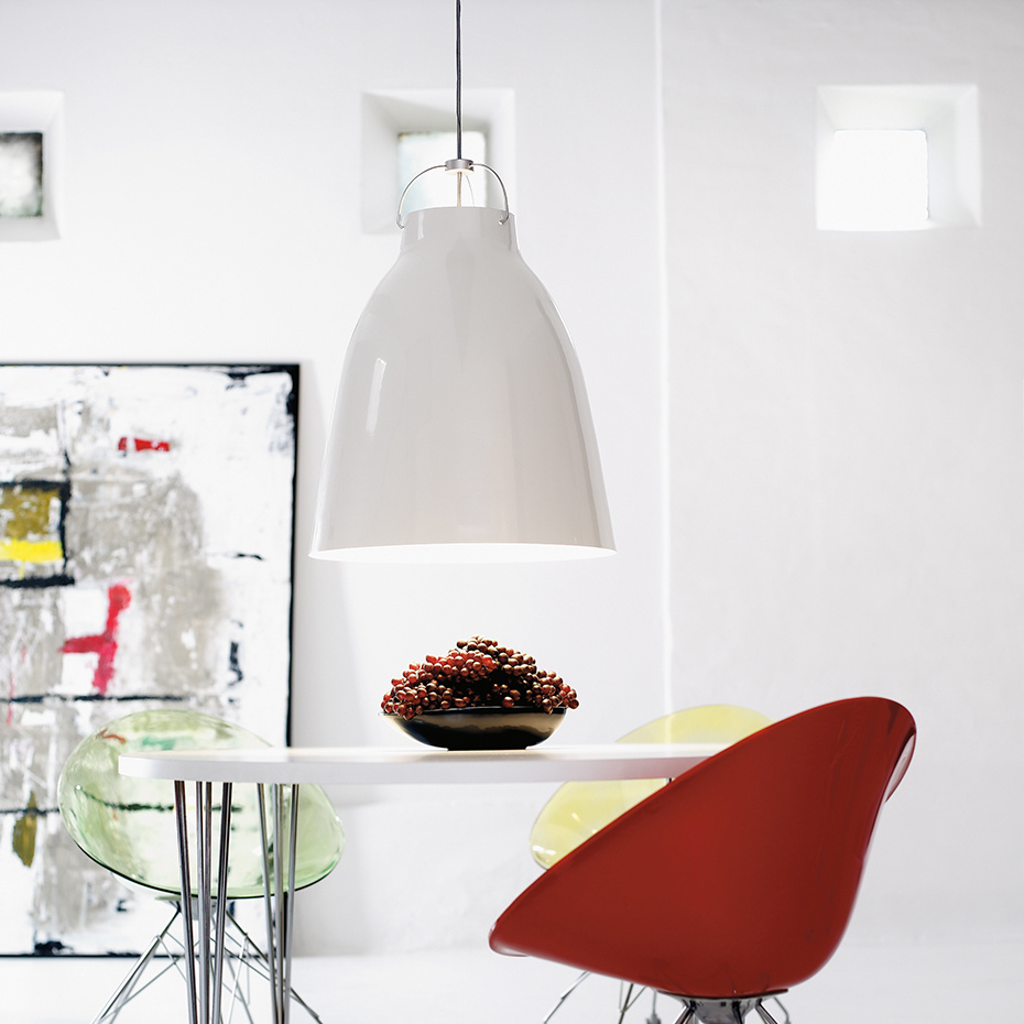 Caravaggio P3 Pendel High-Gloss White