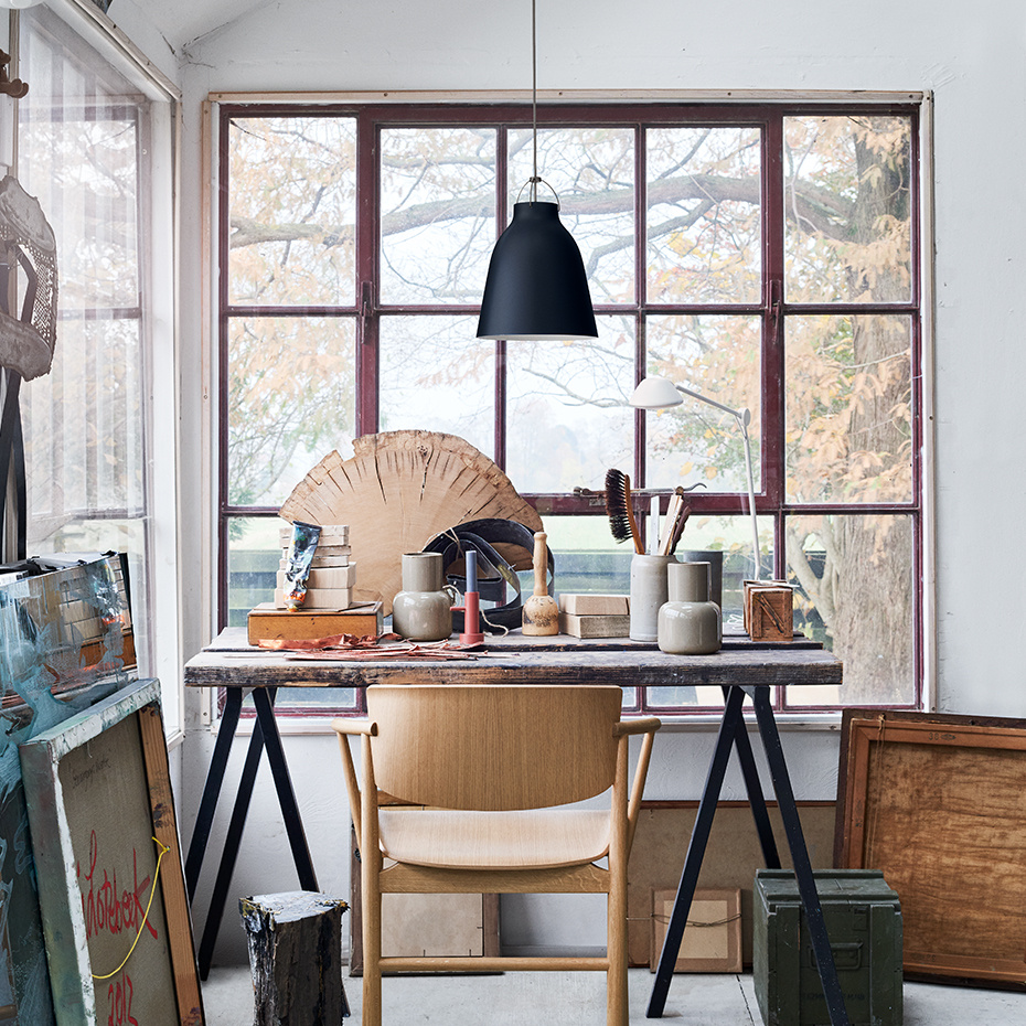 Caravaggio P1 Pendel Matt Dark Ultramarine