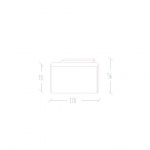 Illusion Plan LED Vägglampa Alugrå Illusion Plan LED Vägglampa Alugrå