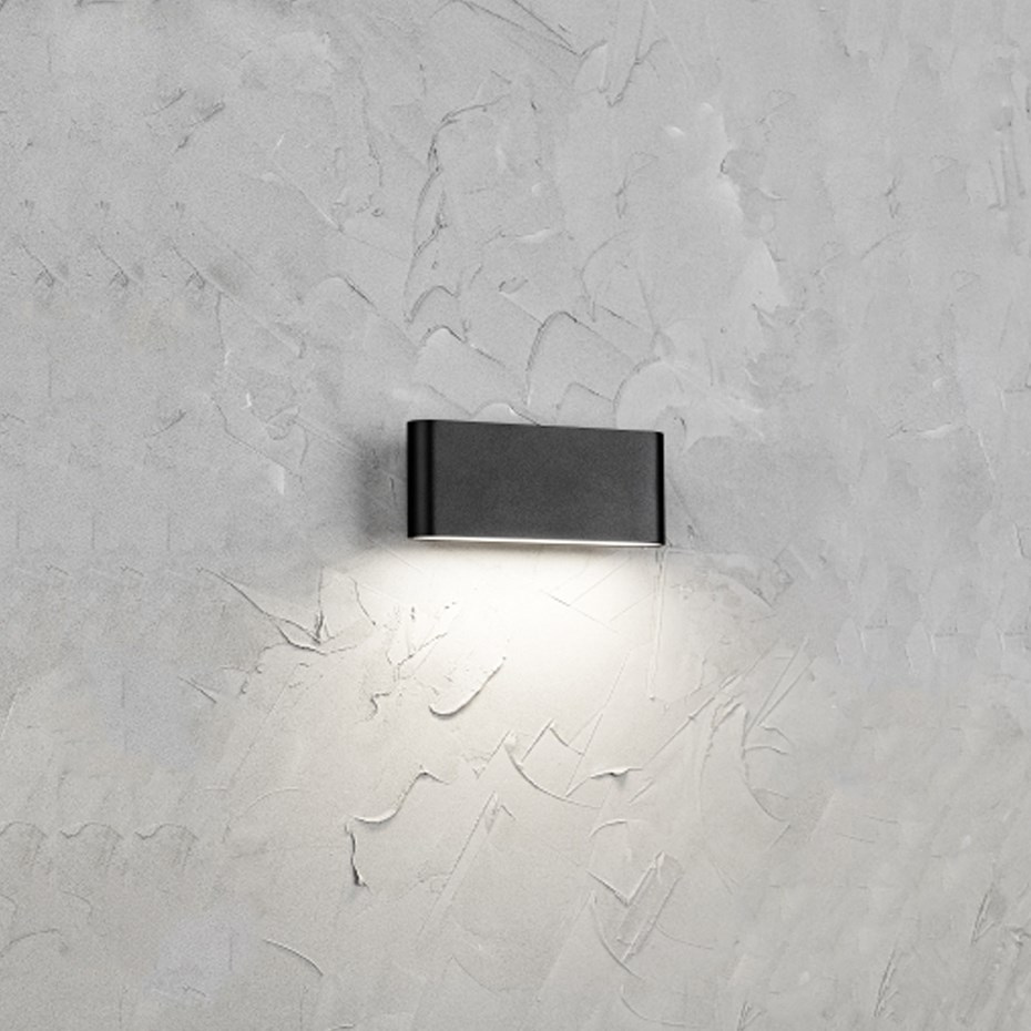 Illusion Plan LED Vägglampa Svart