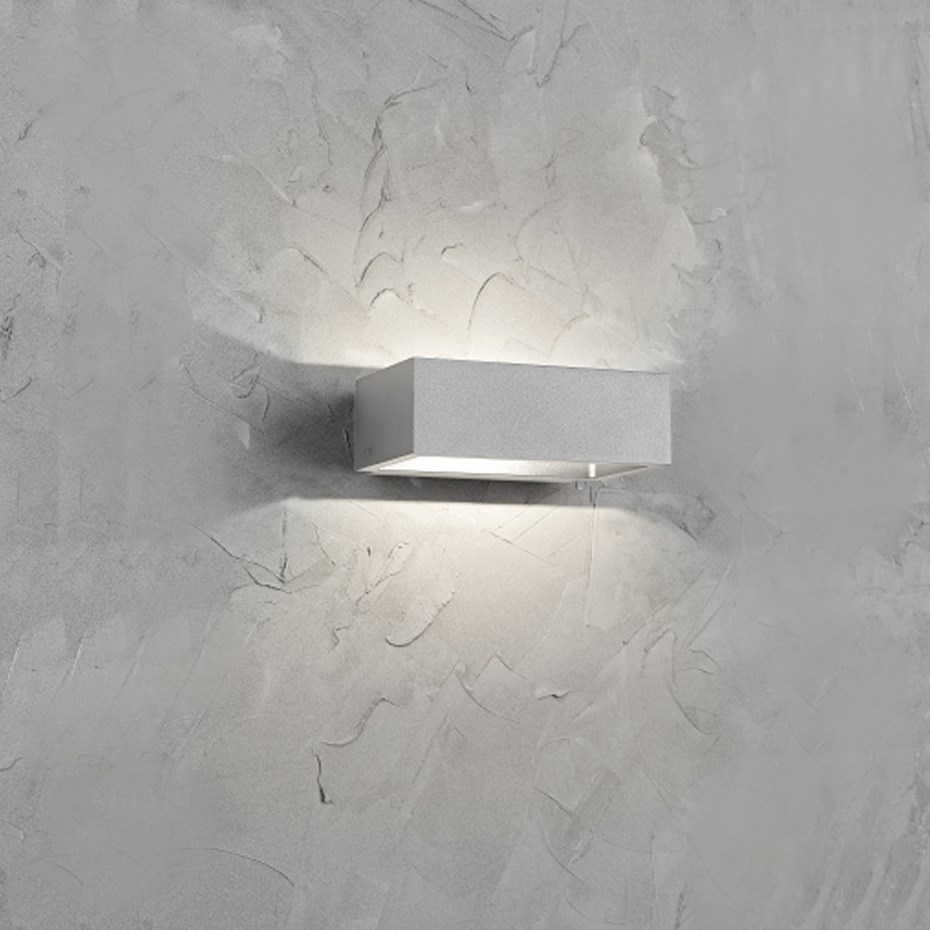 Illusion Reko LED Vägglampa Alugrå