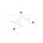 Stall Vägglampa Koppar Stall Vägglampa Koppar