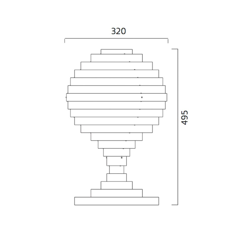 PXL Bordslampa Multifärg
