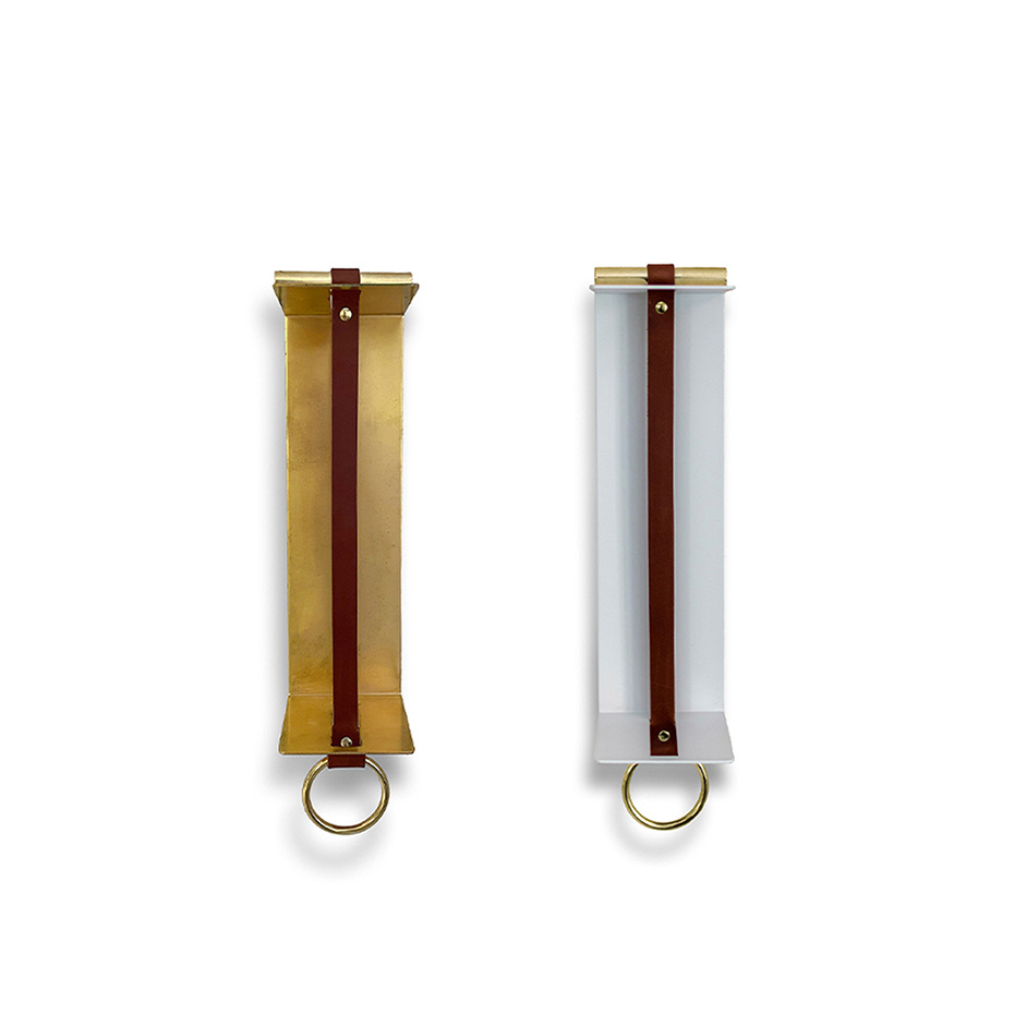 Strapp Hylla Mässing