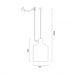 Silo Pendel Svart Silo Pendel Svart