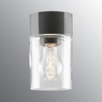 Opus Taklampa/Vägglampa 100/175 Grå/Klarglas IP44 Opus Taklampa/Vägglampa 100/175 Grå/Klarglas IP44