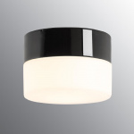 Opus Taklampa/Vägglampa 140/100 Svart/Opalglas IP44 Opus Taklampa/Vägglampa 140/100 Svart/Opalglas IP44