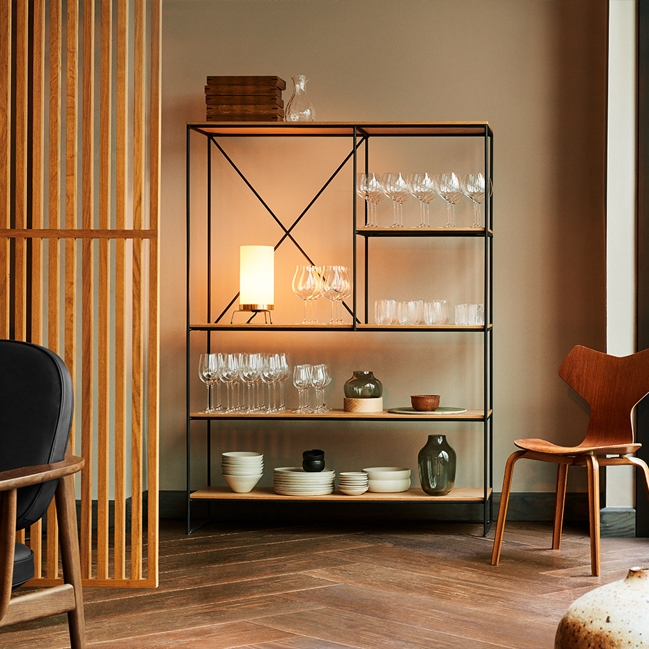 PM-02 Bordslampa Opal/Brass