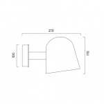 Convex Vägglampa Vit Convex Vägglampa Vit