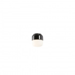 Ohm Taklampa/Vägglampa 100/110 Svart/Opalglas IP44 Ohm Taklampa/Vägglampa 100/110 Svart/Opalglas IP44