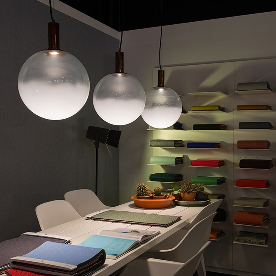 Fog LED Pendel D300 Koppar