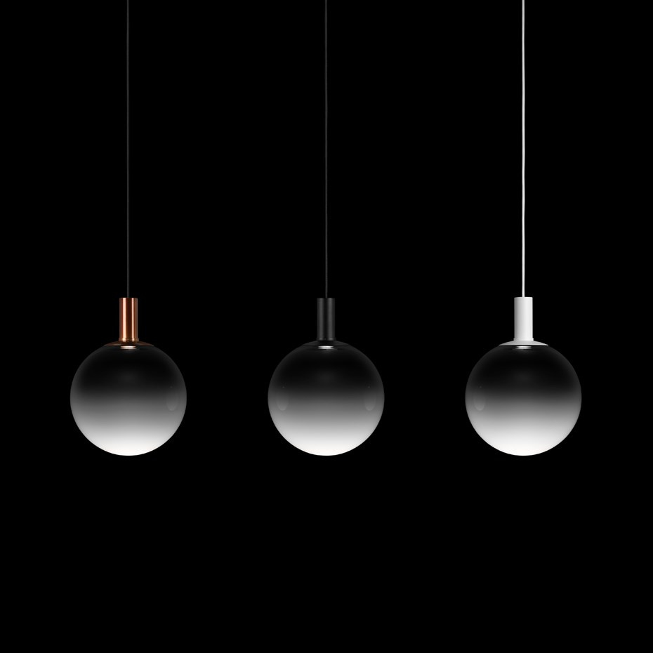 Fog LED Pendel D350 Svart